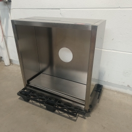 Hotte aspirante inox  - 110x110 cm